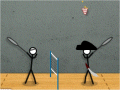 oh~gQ[uStick Figure Badminton 2v