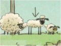 ３匹の羊のアクションパズル「Home Sheep Home」フラッシュプレイヤー終了後も遊べます！